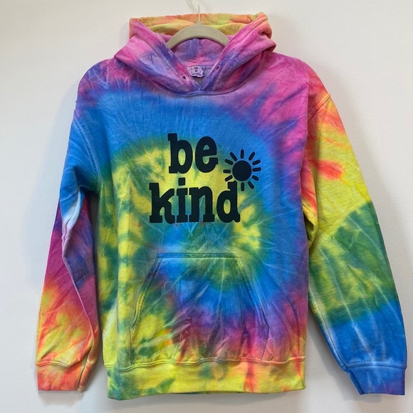 Tops - Tie Dye Women’s Hooded Sweatshirt